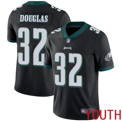 Youth Philadelphia Eagles 32 Rasul Douglas Black Alternate Vapor Untouchable NFL Jersey Limited Player Football